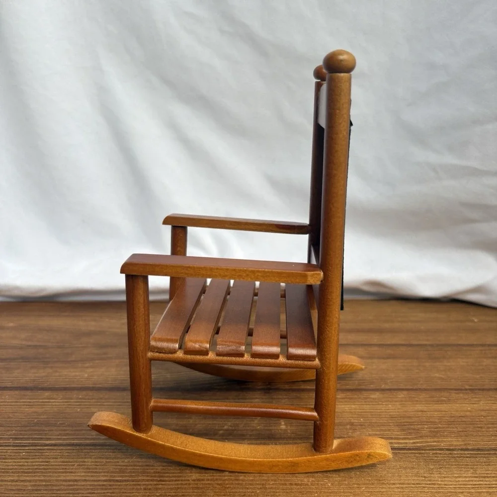 Malden Mini Wooden Rocking Chair Photo Frame 2x3 Desktop Picture Frame Decor